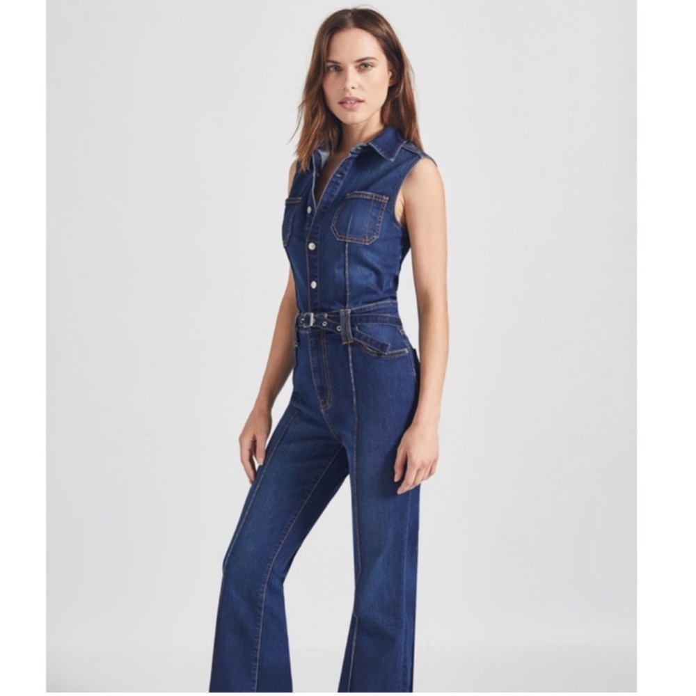 Current/Elliott Dark Blue Women Jeans Overalls
